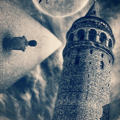 #wapsidewayshike,#moon,#birds,#tower