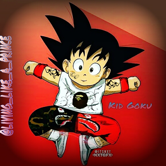 (Edit) Kid Goku Flexin😈💸😝 dragonballz dragonballzg... - 1024 x 1024 jpeg 178kB